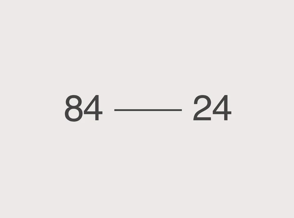84-24 logo by Michele Giorgi