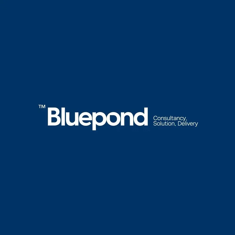 Bluepond logo by Miqdam