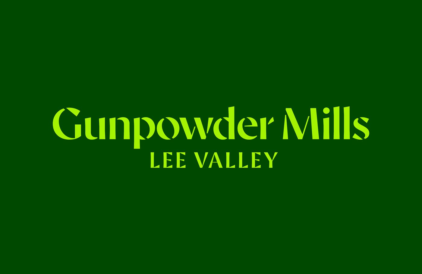Gunpowder Mills logo by DNCO