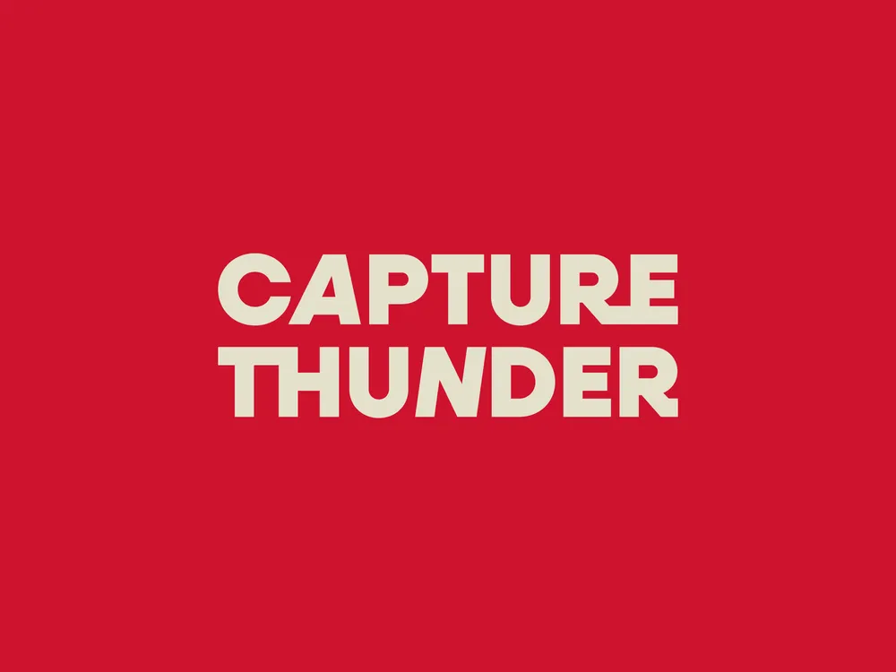 Capture Thunder logo by Jean Guerreiro