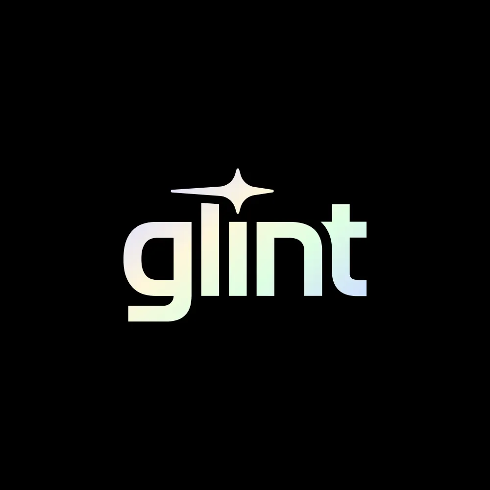 Glint logo by Derek Sieber