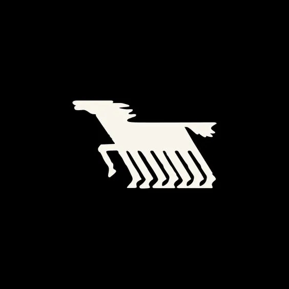 Horse Brutalist logo by StudioGlance