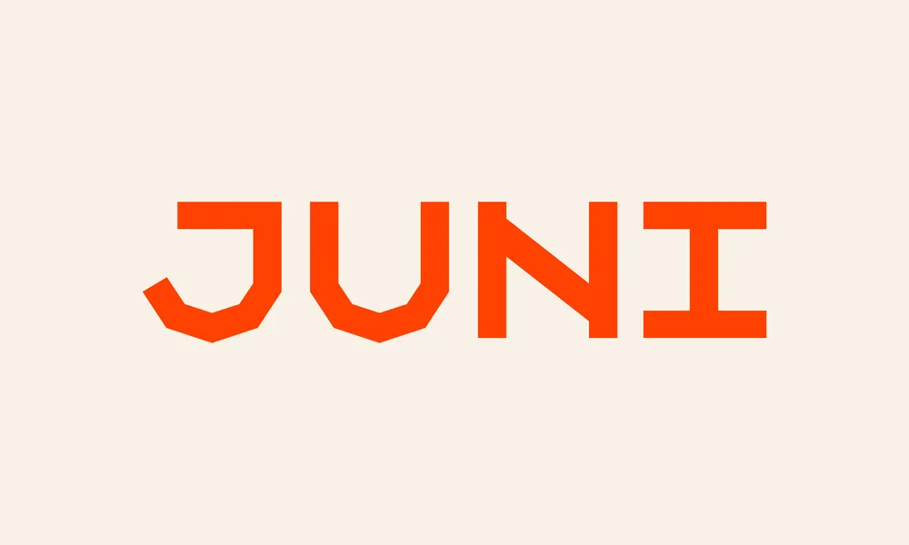 Juni logo by Verve