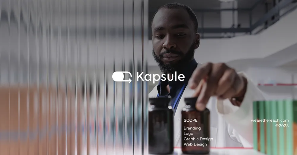 Kapsule logo by THE REACH .