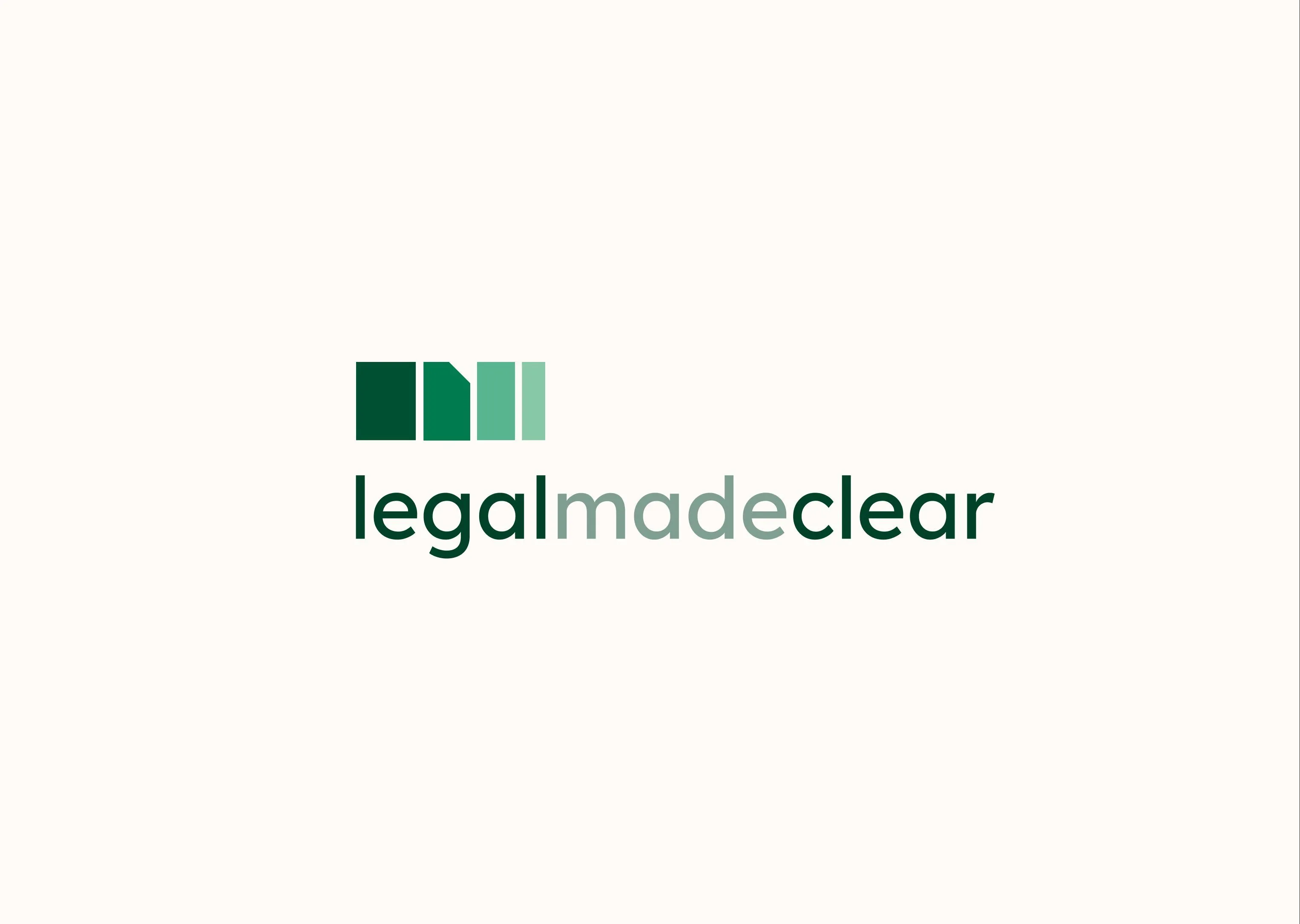legalmadeclear logo by Sarp Susuzer