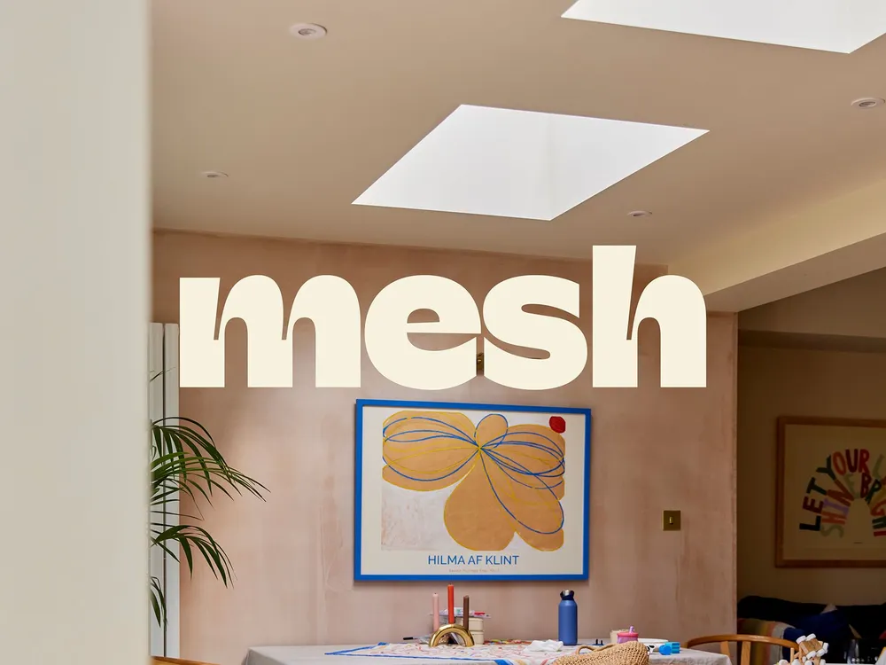 Mesh logo by Girl Studio