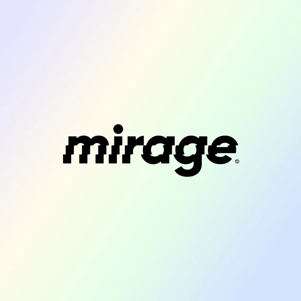 Mirage logo by Derek Sieber