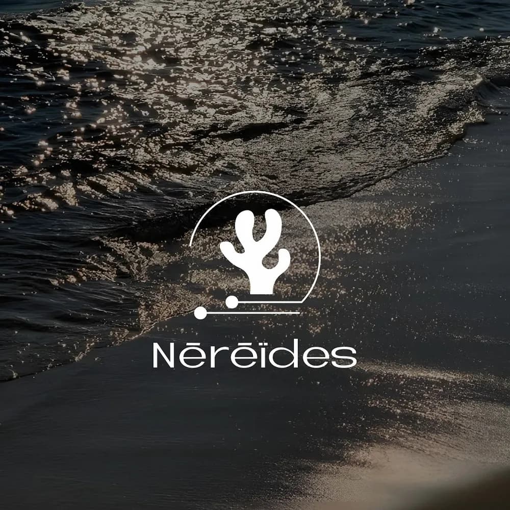 Néréïdes logo by Léa Touzelin