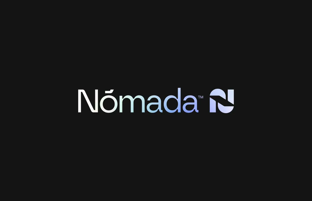 Nómada logo by Luis Vask
