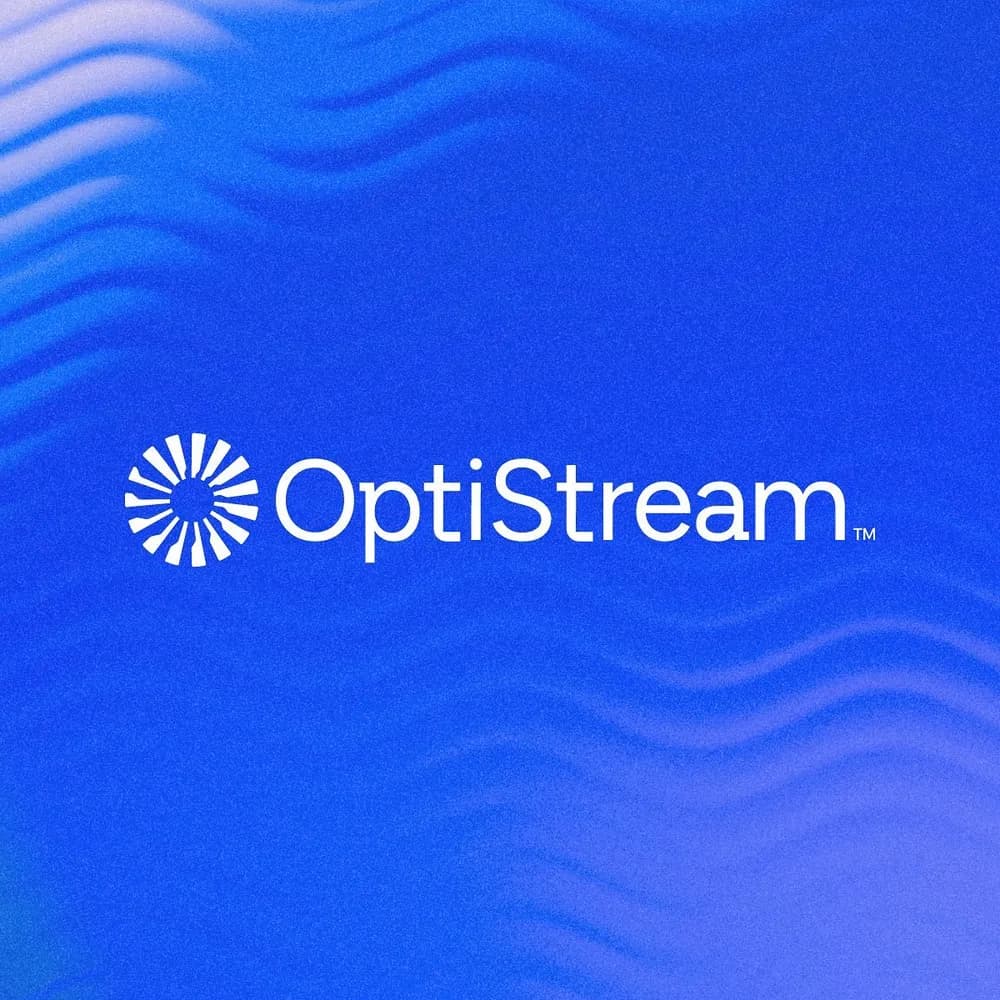 OptiStream logo by Elbu Studio