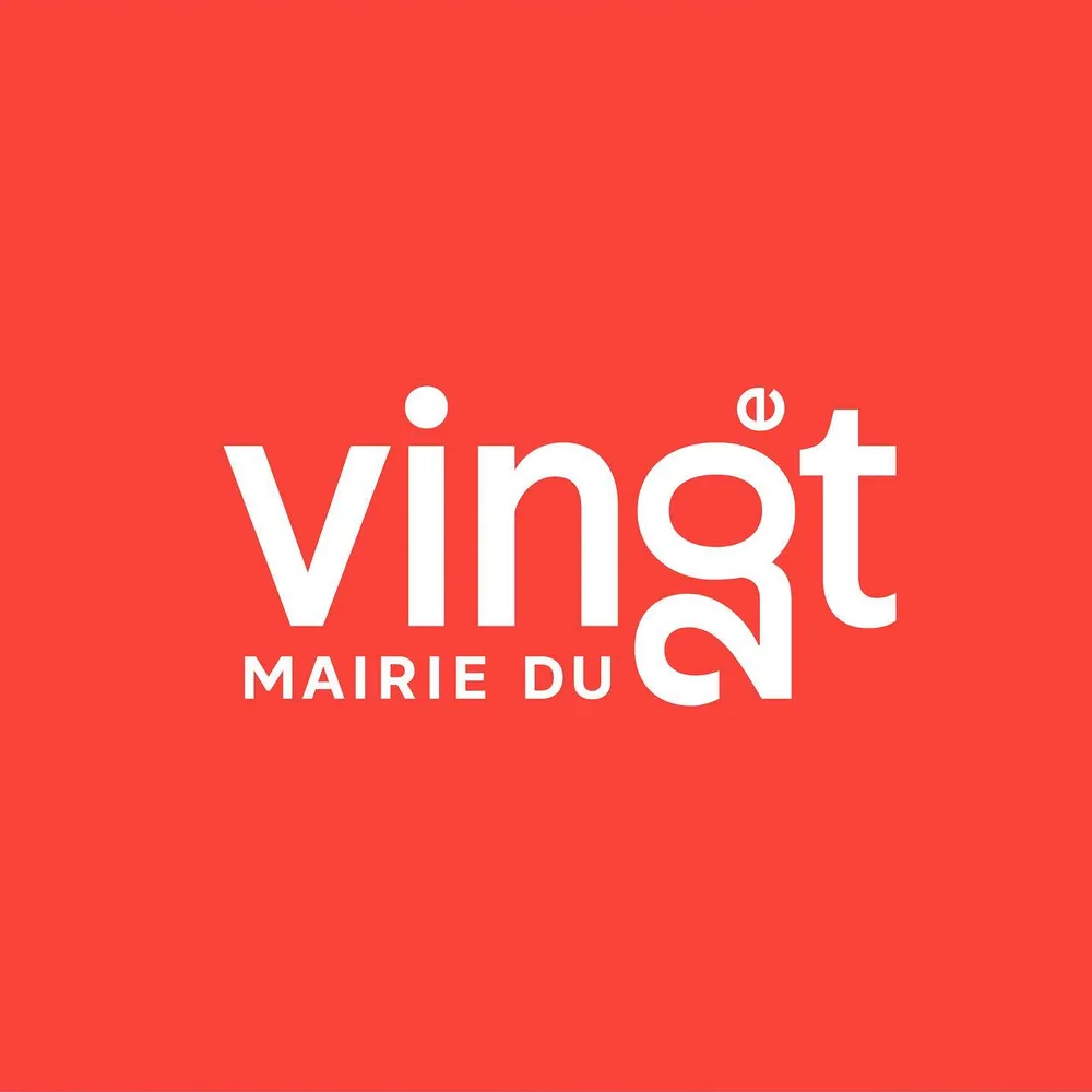 Paris 20th logo by Grapheine