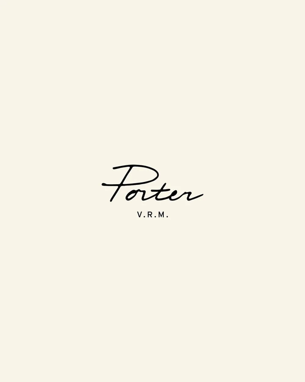Porter logo by Saturday Studio