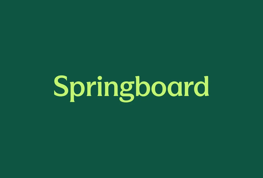 Springboard logo by Milkshake