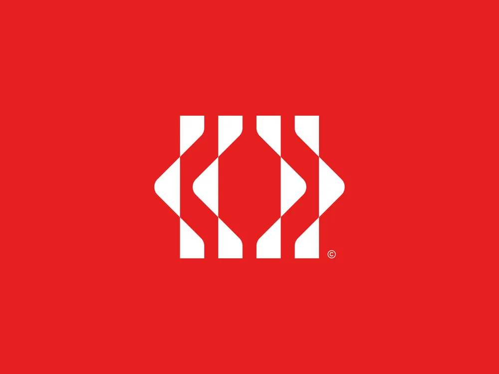 Abstract tech mark logo by Farhad Islam