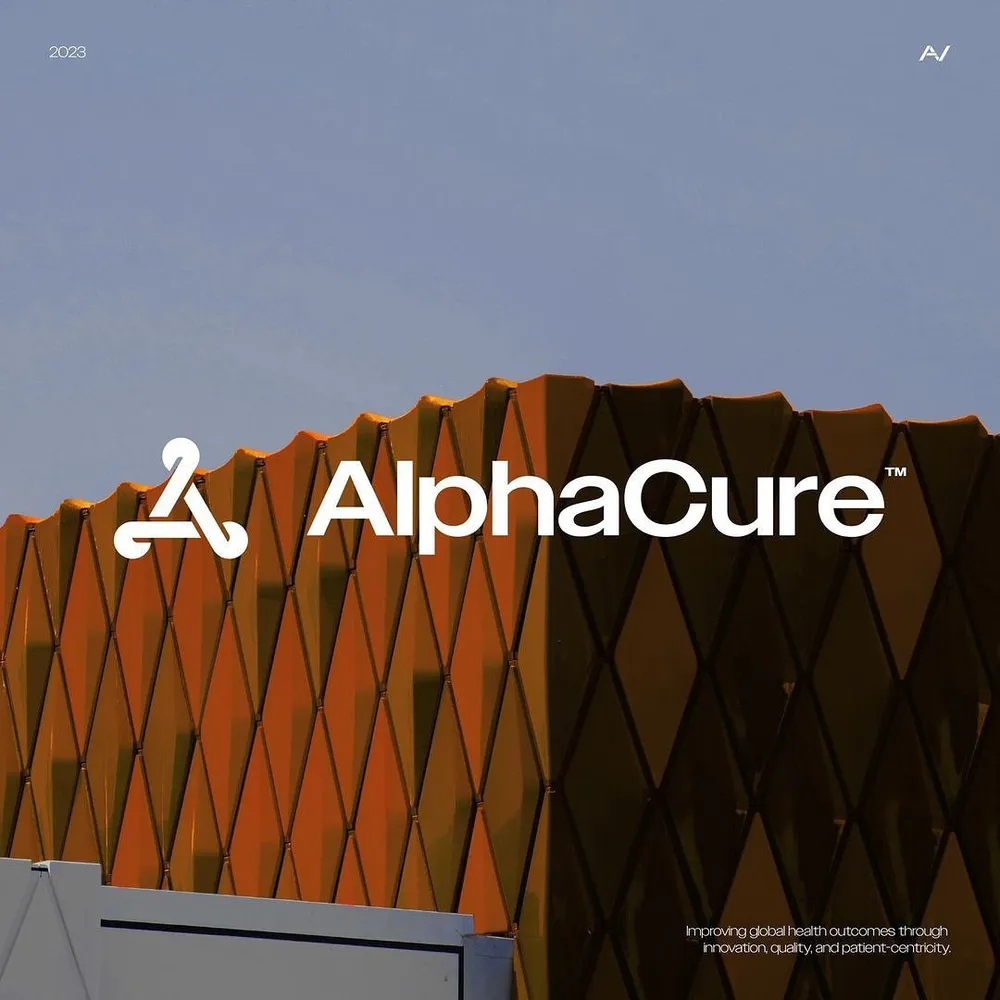 AlphaCure logo by Graphic Av Design
