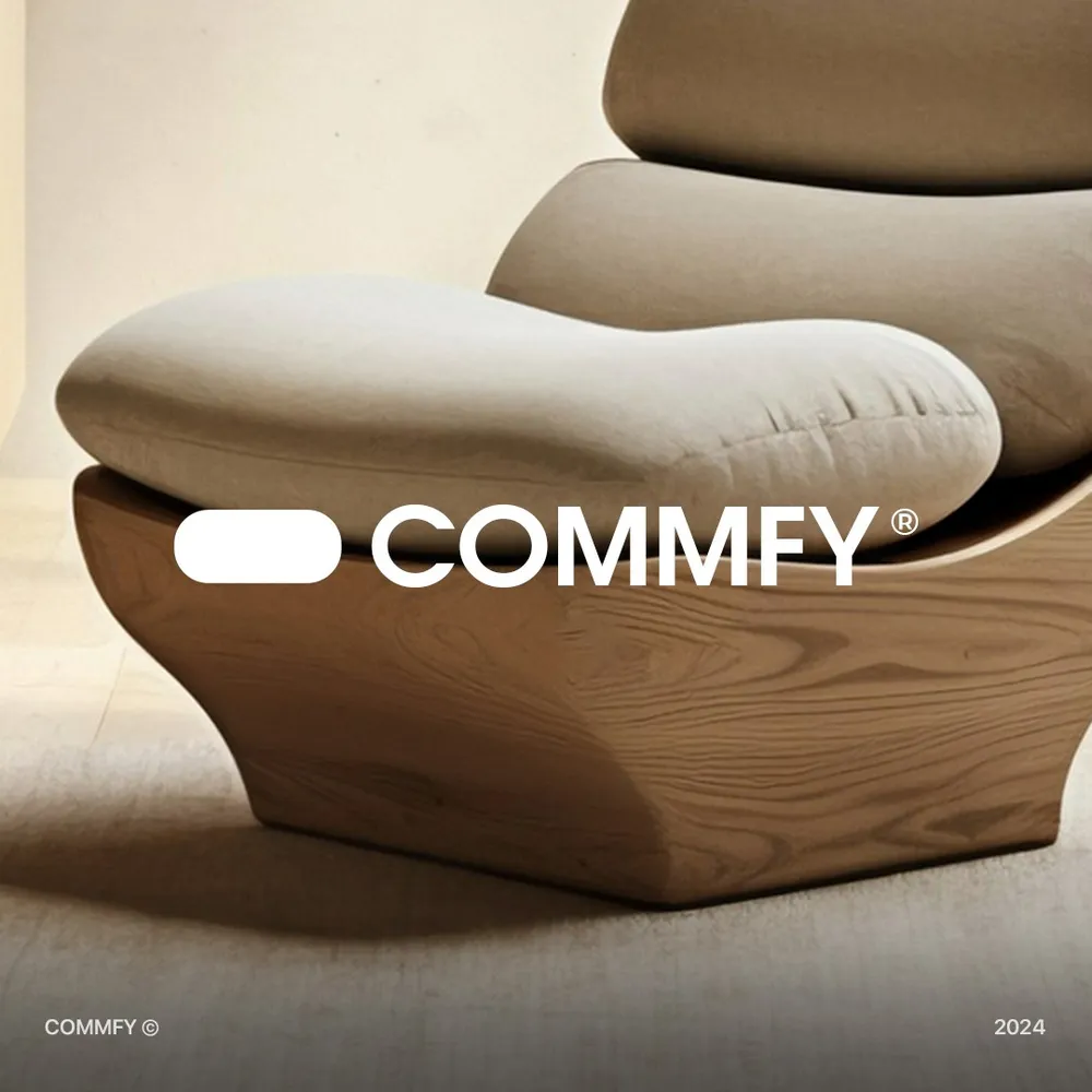 Commfy logo by Stark Studio