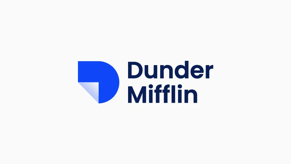 Dunder Mifflin logo by Fabian Arbor