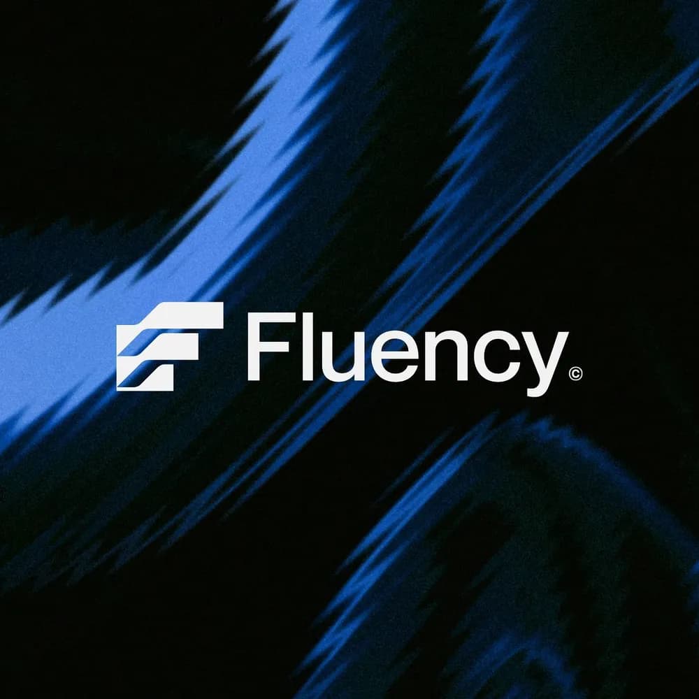 Fluency logo by Elbu Studio