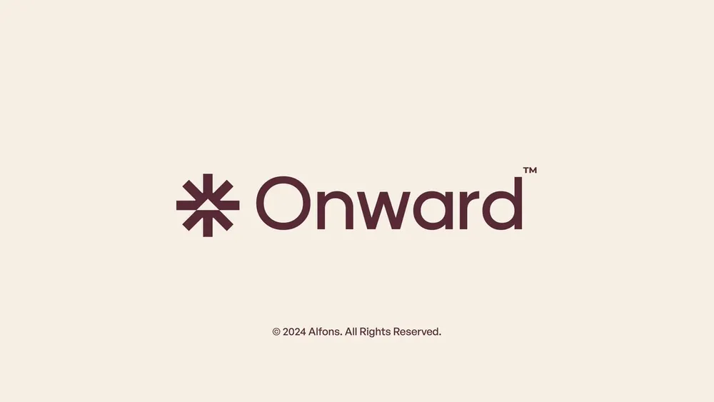 Onward logo by Alfons