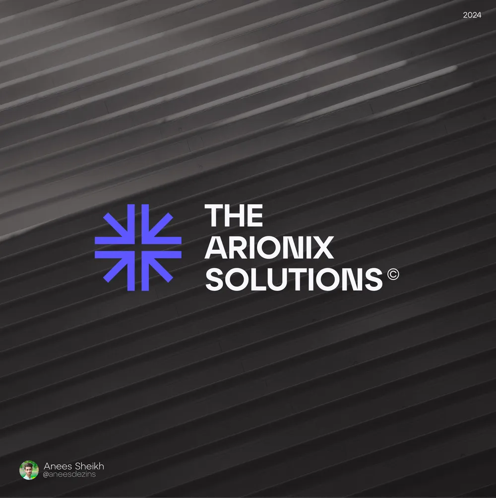 The Arionix Solutions logo by Anees Sheikh