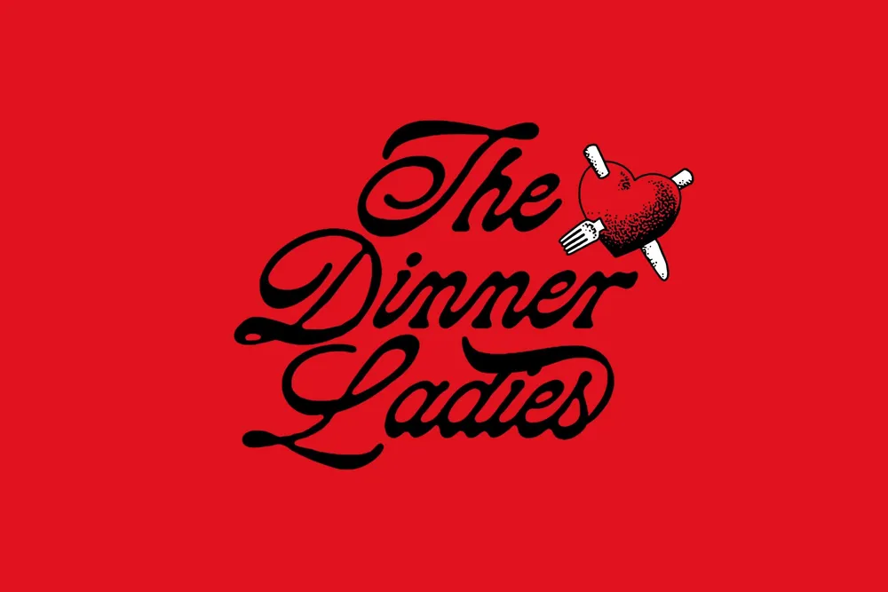 The Dinner Ladies logo by Universal Favourite